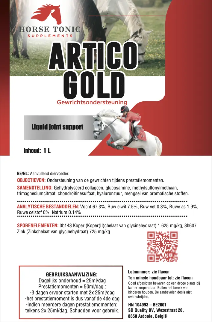 Artico Gold etiket