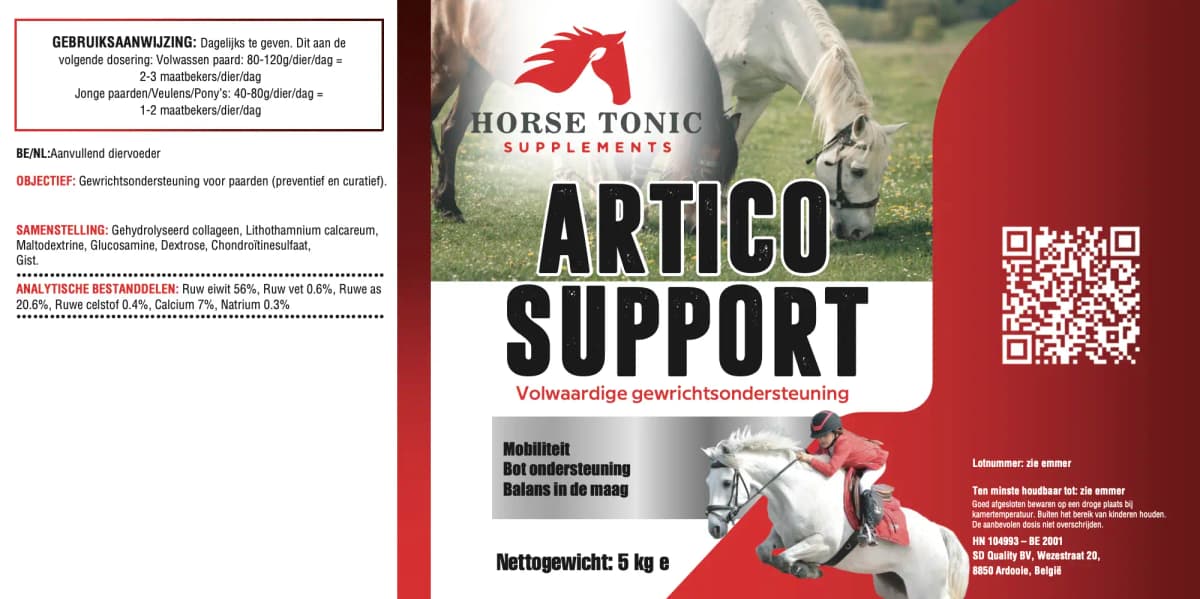 Artico Support etiket