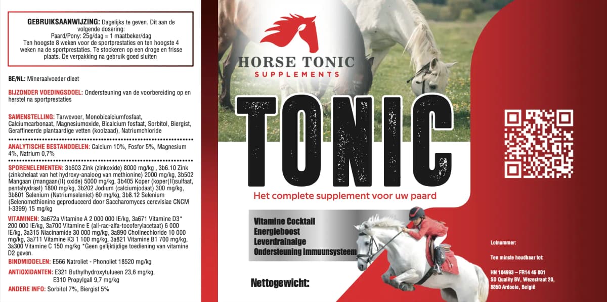 Tonic etiket